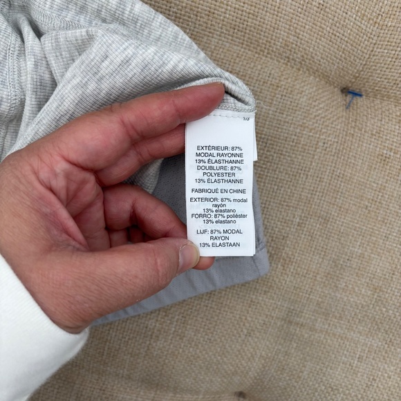 Vuori Pose Plyo Rib Tank in Grey - Picture 5 of 8